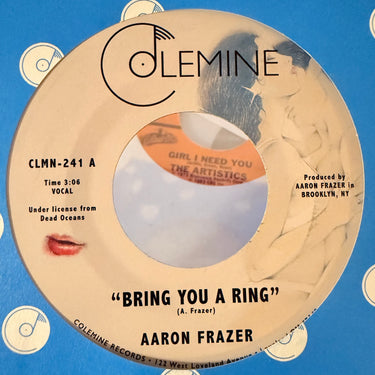 AARON FRAZER <br> BRING YOU A RING