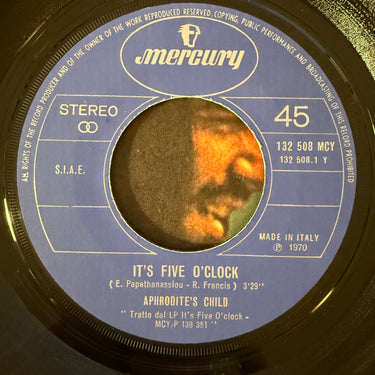 APHRODITE'S CHILD <br> IT'S FIVE O'CLOCK