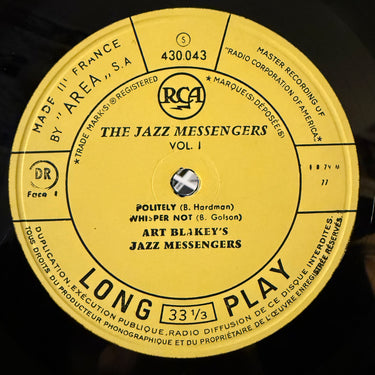 ART BLAKEY ET LES JAZZ-MESSENGERS <br> AU CLUB ST. GERMAIN VOL. 1