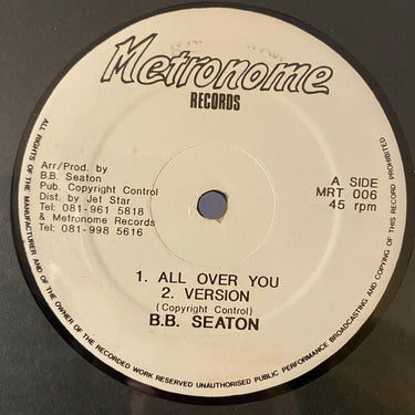 B.B. SEATON <br> ALL OVER YOU