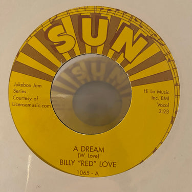 BILLY RED LOVE <br> A DREAM