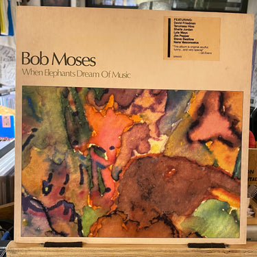 BOB MOSES <br> WHEN ELEPHANTS DREAM OF MUSIC