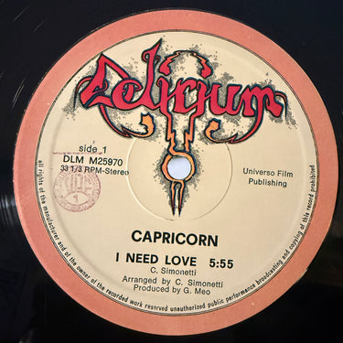 CAPRICORN <br> I NEED LOVE