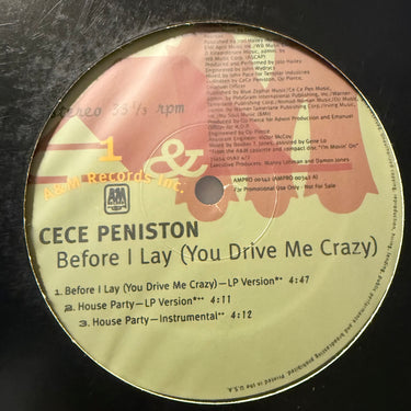 CECE PENISTON <br> BEFORE I LAY (YOU DRIVE ME CRAZY)