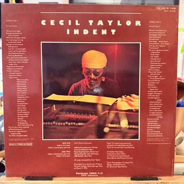 CECIL TAYLOR <br> INDENT