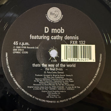 D MOB <br> THAT'S THE WAY OF THE WORLD (REMIX)