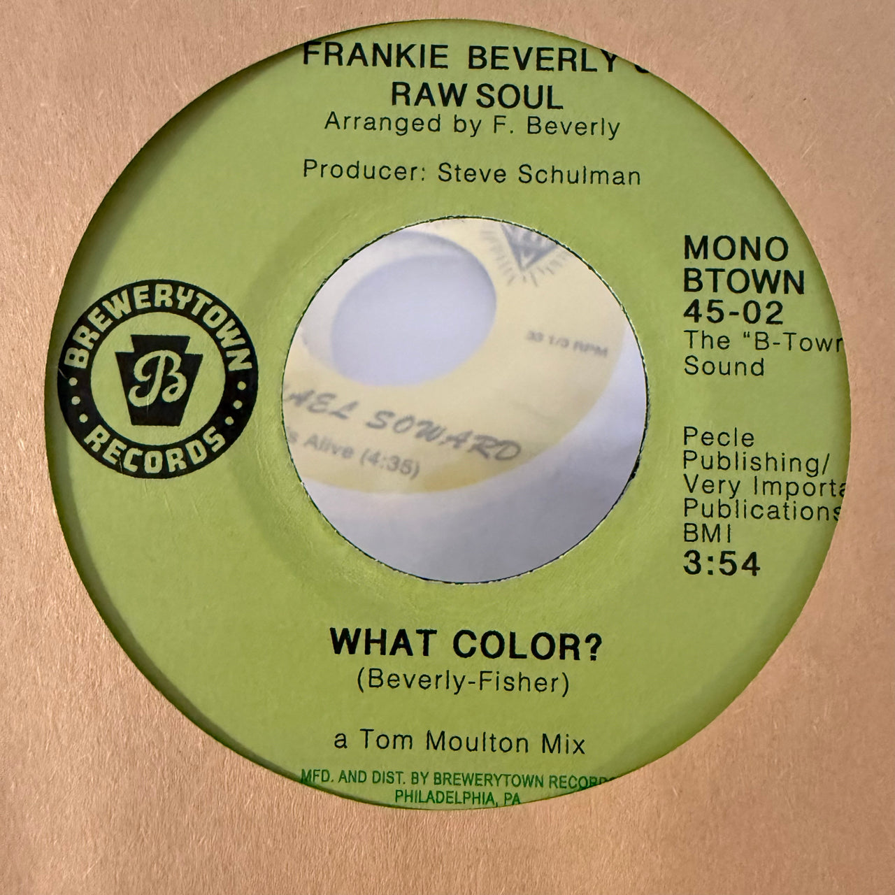 洋楽 Frankie Beverly's Raw Soul - Color Blind Frankie Beverly's Raw Soul – Color Blind / Mother Nature's