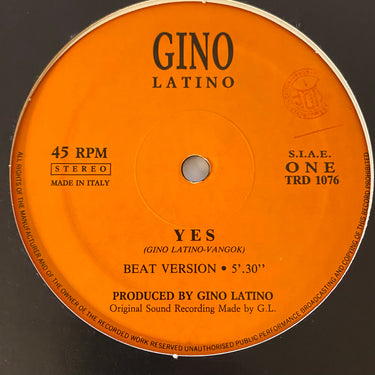 GINO LATINO <br> YES