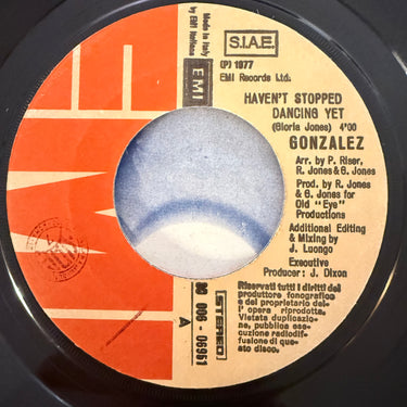 GONZALEZ <br> HAVEN'T STOPPED DANCING YET