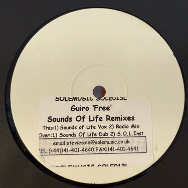 GUIRO <br> FREE (SOUNDS OF LIFE REMIXES)