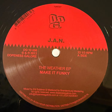 J.A.N. <br> THE WEATHER EP