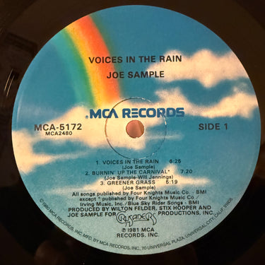 JOE SAMPLE <br> VOICES IN THE RAIN
