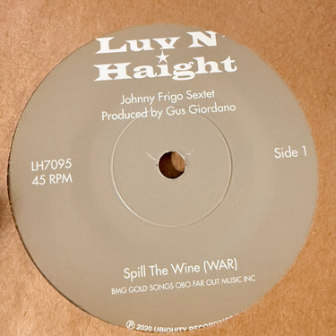 JOHNNY FRIGO SEXTET <br> SPILL THE WINE