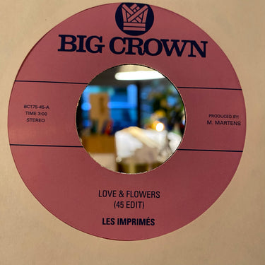 LES IMPRIMÉS <br> LOVE & FLOWERS (45 EDIT)