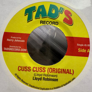 LLOYD ROBINSON <br> CUSS CUSS