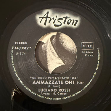 LUCIANO ROSSI <br> AMMAZZATE OH!
