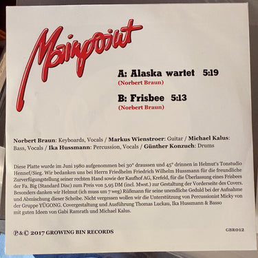 MAINPOINT <br> FRISBEE