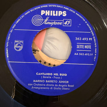 MARINO BARRETO JUNIOR <br> CANTANDO NEL BUIO