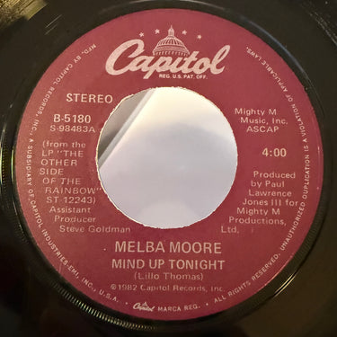 MELBA MOORE <br> MIND UP TONIGHT