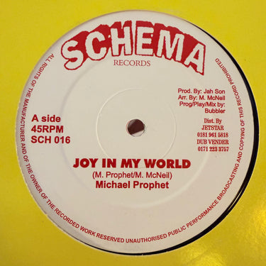 MICHAEL PROPHET <br> JOY IN MY WORLD