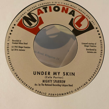 MIGHTY SPARROW <br> UNDER MY SKIN