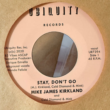 MIKE JAMES KIRKLAND <br> STAY, DON'T GO
