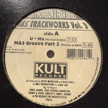 RICKY MORRISON & FRAN SIDOLI <br> M&S TRACKWORKS VOL. 2