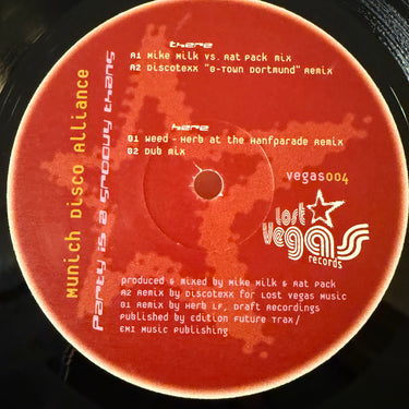 MUNICH DISCO ALLIANCE <br> PARTY IS A GROOVY THANG