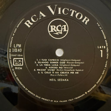 NEIL SEDAKA <br> ITALIANO