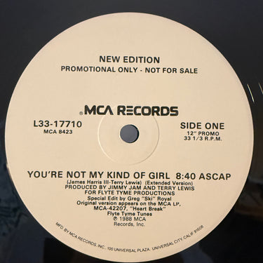 NEW EDITION <br> YOU'RE NOT MY KIND OF GIRL