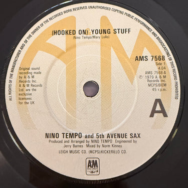 NINO TEMPO AND 5TH AVENUE SAX <br> (HOOKED ON) YOUNG STUFF