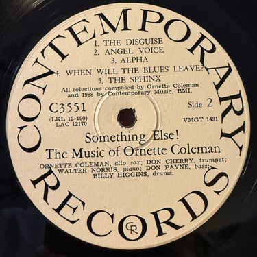 ORNETTE COLEMAN <br> SOMETHING ELSE!!!!