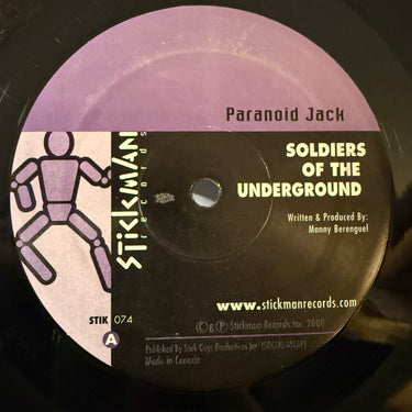 PARANOID JACK <br> SOLDIERS OF THE UNDERGROUND