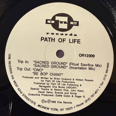 PATH OF LIFE <BR> SACRED GROUND