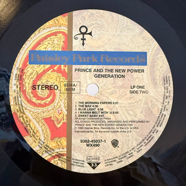 PRINCE AND THE NEW POWER GENERATION <br> LOVE SYMBOL