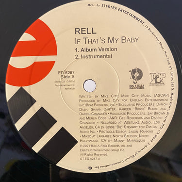RELL <br> IF THAT'S MY BABY