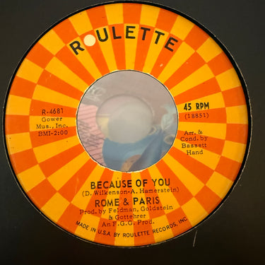 ROME & PARIS <br> BECAUSE OF YOU