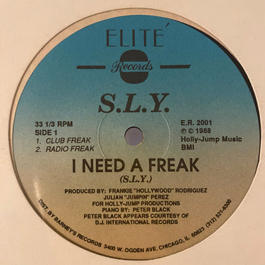 S.L.Y. <br> I NEED A FREAK