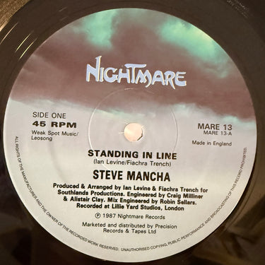 STEVE MANCHA <br> STANDING IN LINE