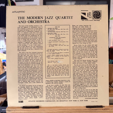 THE MODERN JAZZ QUARTET <br> AND ORCHESTRA