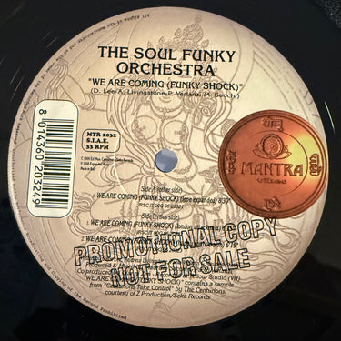 THE SOUL FUNKY ORCHESTRA <br> WE ARE COMING (FUNKY SHOCK)