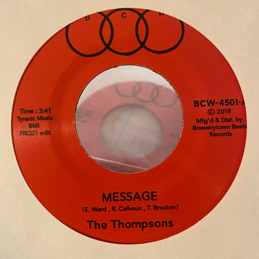 THE THOMPSONS <BR> MESSAGE (FROZ1 EDIT)