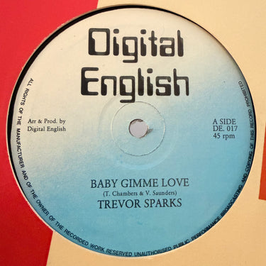 TREVOR SPARKS <br> BABY GIMME LOVE