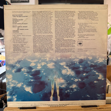 WEATHER REPORT <br> I SING THE BODY ELECTRIC