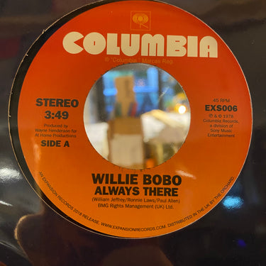 WILLIE BOBO <br> ALWAYS THERE