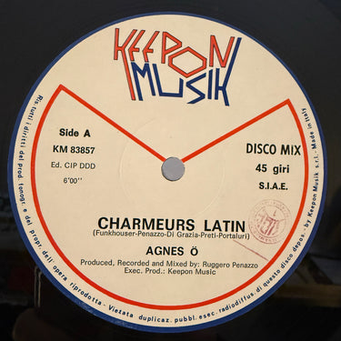 AGNES O <br> CHARMEURS LATIN