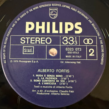 ALBERTO FORTIS <br> ALBERTO FORTIS