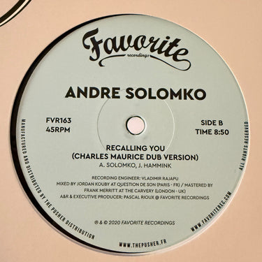 ANDRE SOLOMKO <br> RECALLING YOU