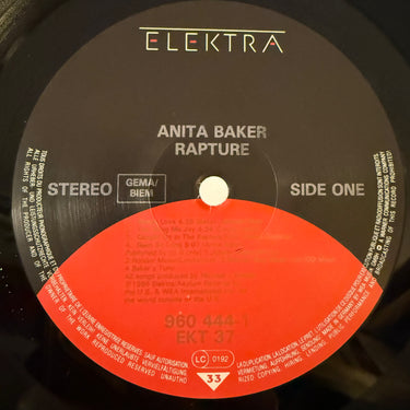 ANITA BAKER <br> RAPTURE