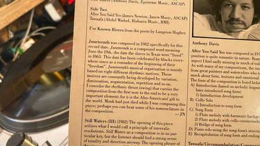 ANTHONY DAVIS JAMES NEWTON ABDUL WADUD<br> I'VE KNOWN RIVERS